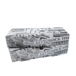 9" Newspaper Print Cardboard Fish and Chips Boxes 1x80pcs - Image 2