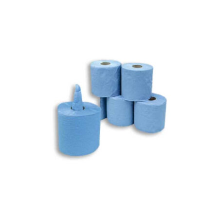 2 PLY Blue Economy Centrefeed Towel Rolls