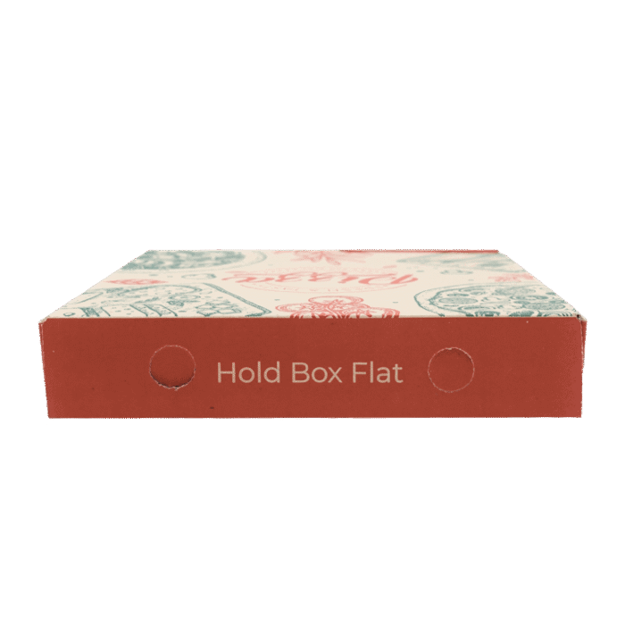 9" Printed Brown Kraft Pizza Boxes 1x100pcs - Image 3