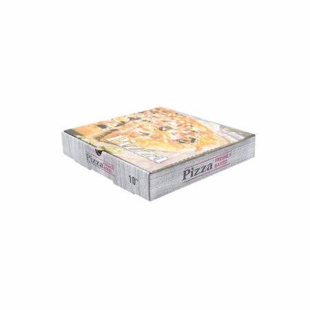 Printed white full colour pizza box