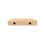 10" Brown Plain Pizza Boxes 1x100pcs - Image 3