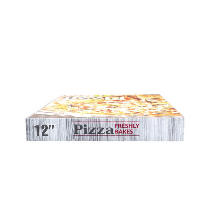12" Printed White Full Colour Pizza Boxes (1x50pcs) - Image 2