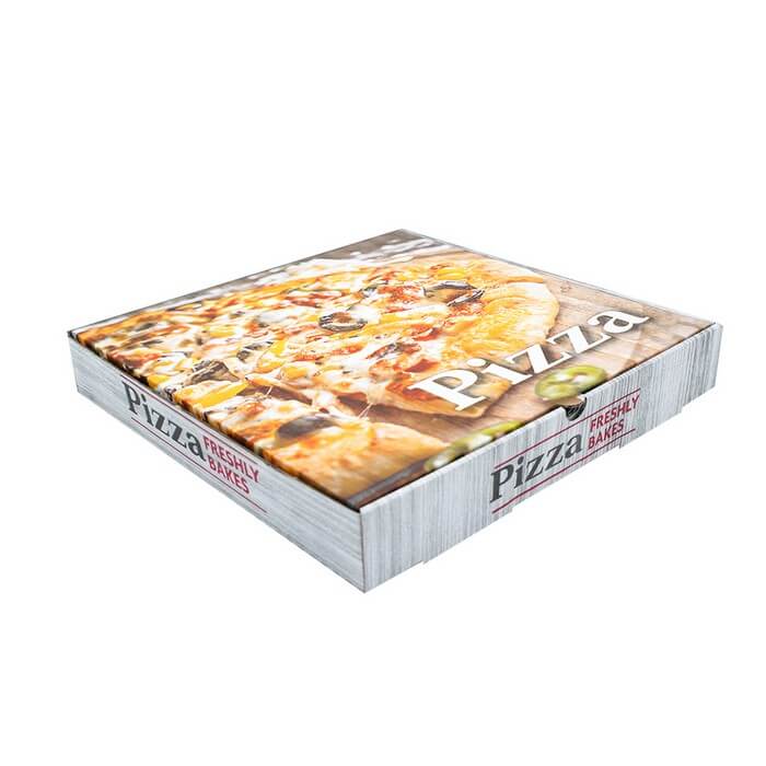 12" Printed White Full Colour Pizza Boxes (1x50pcs) - Image 4