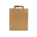 SOS  Large Brown Paper Takeaway Handle Carriers 250 (10"x15"x12") - Image 2