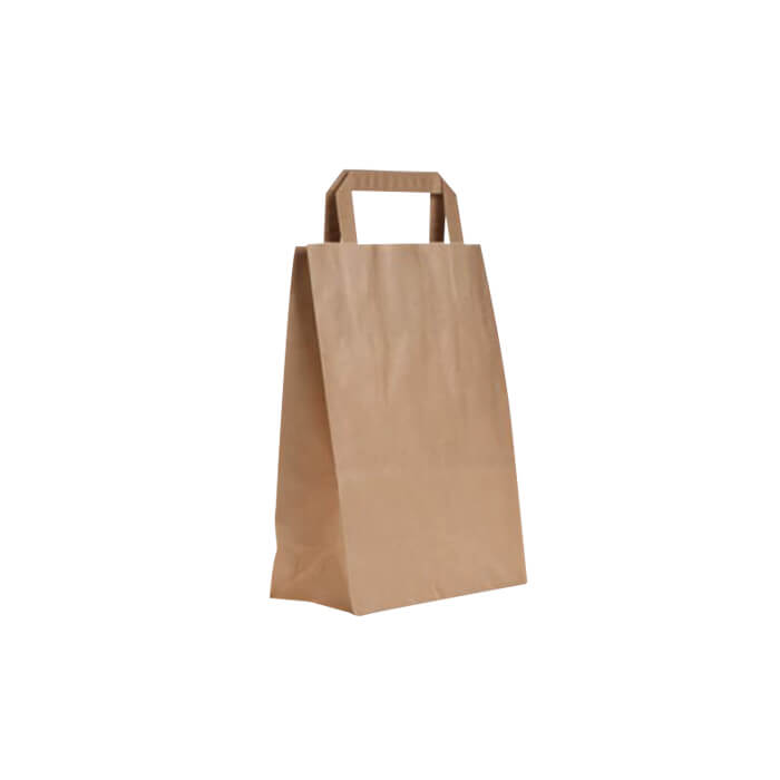 SOS Small Brown Paper Takeaway Handle Carriers