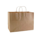 SOS Jumbo Brown Paper Bag 320Wx320Hx210G (1x100) - Image 2