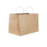SOS Jumbo Brown Paper Bag 320Wx320Hx210G (1x100) - Image 3