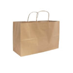 SOS Jumbo Brown Paper Bag 320Wx320Hx210G (1x100) - Image 4