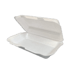 HP10W Polystyrene Foam Food Containers Takeaway Box Hinged Lid