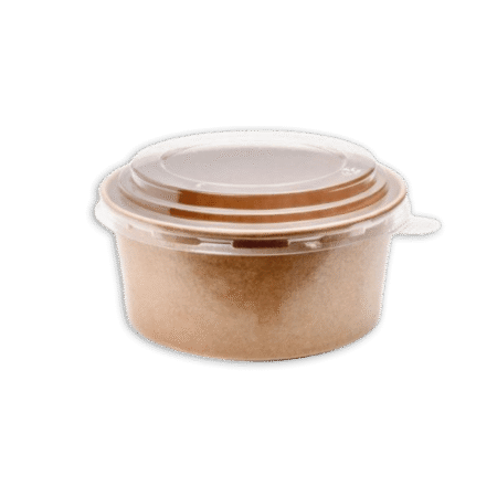 1000ml Kraft Paper Bowl Lid 1x300