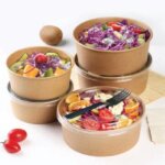 1000ml Kraft Paper Bowl 1x300 pcs - Image 3