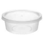 8oz Clear Plastic Deli Container with Lid