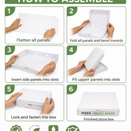 Pizza Box Liners Grease Proof Paper 15 Inch Pack of 1000 Food Grade Packaging | Direct Packaging