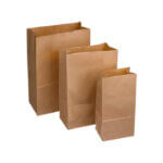 SOS Kraft Paper Bag 127x80x248mm 1x2000pcs - Image 2